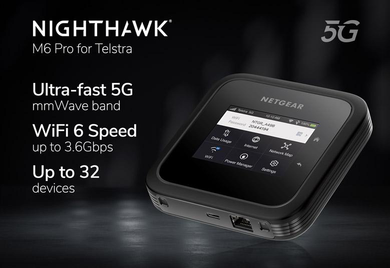 Nighthawk® M6 Pro 5G WiFi 6 Mobile Router - Excellent - ReDial Nighthawk® M6 Pro 5G WiFi 6 Mobile Router - Excellent - ReDial